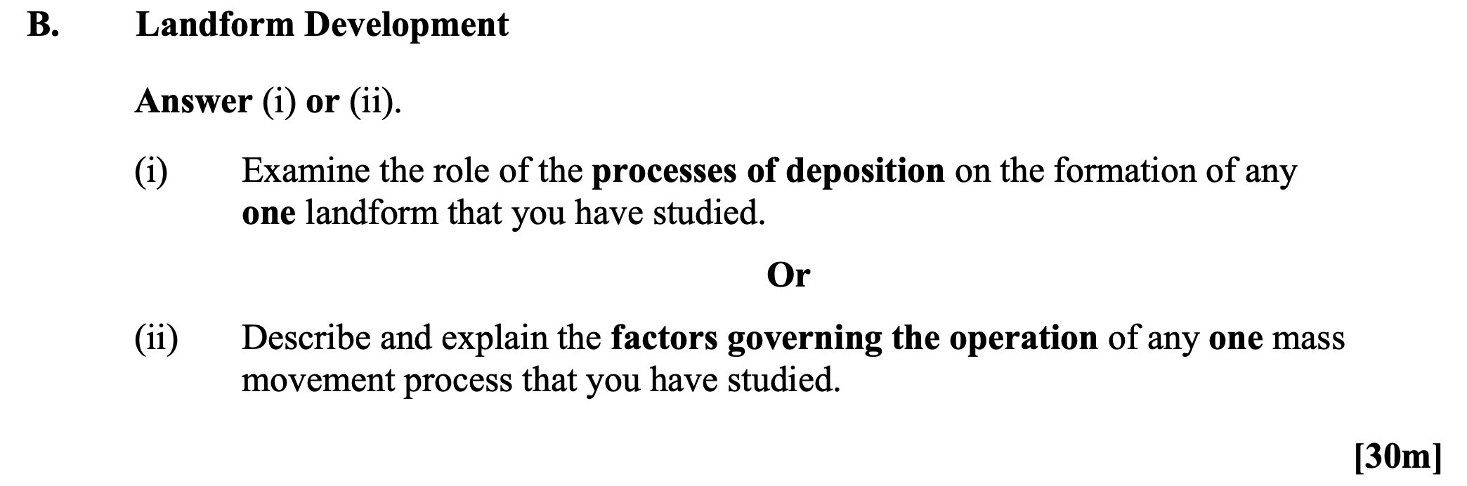 rivers-geography-topic-questions-leaving-certificate