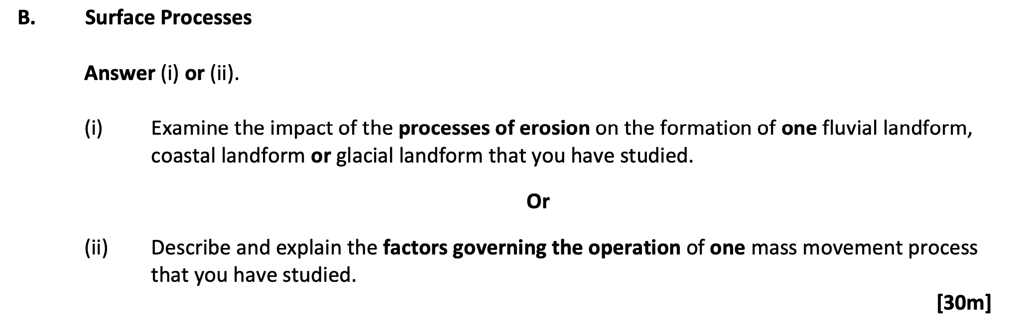 rivers-geography-topic-questions-leaving-certificate